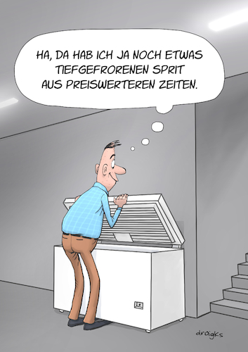 Cartoon: Sprit (medium) by droigks tagged cartoon,comic,droigks,benzin,disel,preisexplosion,nahost,iran,krieg,konflikt,erdoel,strasse,von,hormus,oelpreisschwankungen,geopolitik,sprit,kraftstoff,treibstoff,ottokraftstoff,super,benzinpreis,tanken,diesel,motorenbenzin,e5,e10,super95,superplus,vpower,ultimate,gasolin,energieträger,brennstoff,flüssiggas,lpg,reserve,cartoon,comic,droigks,benzin,disel,preisexplosion,nahost,iran,krieg,konflikt,erdoel,strasse,von,hormus,oelpreisschwankungen,geopolitik,sprit,kraftstoff,treibstoff,ottokraftstoff,super,benzinpreis,tanken,diesel,motorenbenzin,e5,e10,super95,superplus,vpower,ultimate,gasolin,energieträger,brennstoff,flüssiggas,lpg,reserve