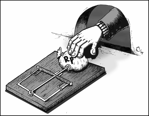 Cartoon: traps corruptor (medium) by teukudq tagged traps