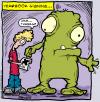 Cartoon: School with Aliens... (small) by GBowen tagged alien,gbowen,school,yearbook