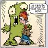 Cartoon: Too Friendly? (small) by GBowen tagged monster,friend,gbowen