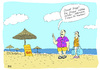 Cartoon: Otto kommt 2 (small) by darkplanet tagged urlauber,ferien,strand,sand,meer,liegestuhl,urlaub,vater,mutter,mann,frau,sparen,geiz,kolonialist