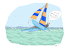 Cartoon: Untrennbar 2 (small) by darkplanet tagged sailing,katamaran,storm,wind,sea