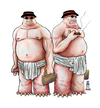 Cartoon: Business Brothers (small) by R Nishikawa tagged business brothers monster