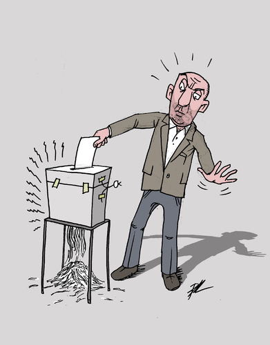 Cartoon: Election (medium) by Ballner tagged election