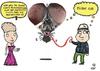 Cartoon: fliege (small) by XombieLarry tagged fliege,kuh