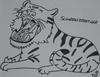 Cartoon: schnabelzahntiger (small) by XombieLarry tagged tiger