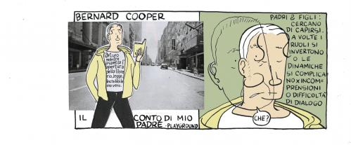 Cartoon: bernard cooper (medium) by marco petrella tagged bernard,cooper