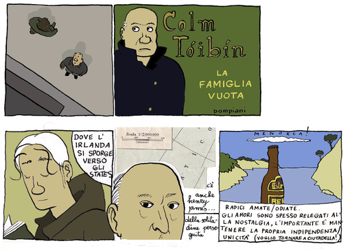 Cartoon: colm (medium) by marco petrella tagged ireland,writers