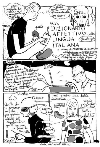 Cartoon: dizionario affettivo ita (medium) by marco petrella tagged petrella