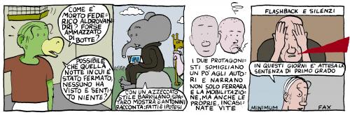 Cartoon: zona del silenzio (medium) by marco petrella tagged aldrovandi