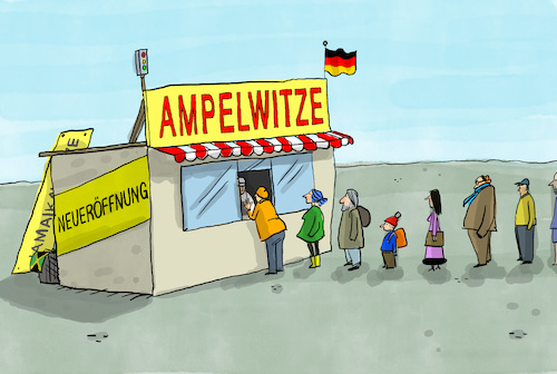 Cartoon: Ampelwitzbude (medium) by leopold maurer tagged ampel,sondierungen,koalitionsgespraeche,wahl,bundestagswahl,2021,spd,fdp,gruene,themen,witze,wort,bild,bude,jamaika,cdu,csu,gespraeche,ampel,sondierungen,koalitionsgespraeche,wahl,bundestagswahl,2021,spd,fdp,gruene,themen,witze,wort,bild,bude,jamaika,cdu,csu,gespraeche