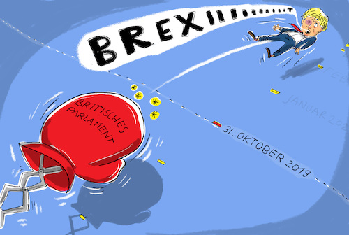 Cartoon: brexit verlängerung (medium) by leopold maurer tagged brexit,johnson,termin,verlängerung,abstimmung,brexit,johnson,termin,verlängerung,abstimmung