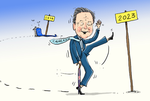 Cartoon: David Cameron (medium) by leopold maurer tagged gb,sunak,regierung,aussenminister,david,cameron,ex,premier,eu,abstimmung,brexit,chaos,silly,walk,grossbritannien,minister,leopold,maurer,cartoon,karikatur,gb,sunak,regierung,aussenminister,david,cameron,ex,premier,eu,abstimmung,brexit,chaos,silly,walk,grossbritannien,minister,leopold,maurer,cartoon,karikatur