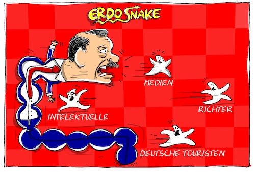 Cartoon: erdosnake (medium) by leopold maurer tagged erdogan,türkei,verfolgung,menschenrechte,journalisten,medien,intelektuelle,künstler,kritiker,deutschland,touristen,einmischung,gabriel,reisewarnung,richter,aushöhlung,demokratie,diktatur,autokratie,macht,computerspiel,game,snake,erdogan,türkei,verfolgung,menschenrechte,journalisten,medien,intelektuelle,künstler,kritiker,deutschland,touristen,einmischung,gabriel,reisewarnung,richter,aushöhlung,demokratie,diktatur,autokratie,macht,computerspiel,game,snake