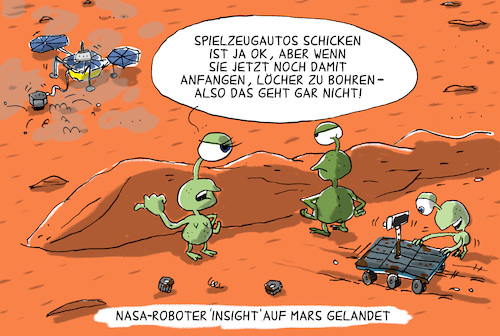 insight auf mars