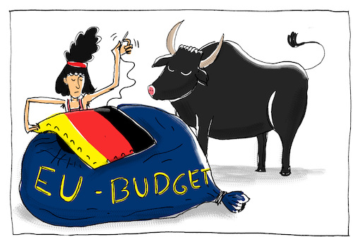 Cartoon: loch im EU budget stopfen (medium) by leopold maurer tagged eu,loch,budget,deutschland,europa,stopfen,nähen,eu,loch,budget,deutschland,europa,stopfen,nähen