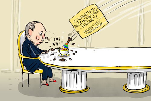 Cartoon: Reichweitenbeschränkung Merz (medium) by leopold maurer tagged merz,putin,ukraine,krieg,russland,deutschland,bundeskanzler,reichweitenbeschränkung,ende,waffen,taurus,lieferung,europa,leopold,maurer,karikatur,cartoon,merz,putin,ukraine,krieg,russland,deutschland,bundeskanzler,reichweitenbeschränkung,ende,waffen,taurus,lieferung,europa,leopold,maurer,karikatur,cartoon