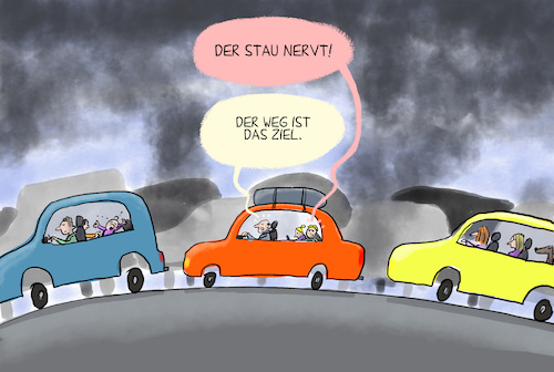 Cartoon: Stau-Wochenende (medium) by leopold maurer tagged stau,wochenende,ferien,sommer,sommerferien,auto,kolonne,umwelt,klima,urlaub,familie,immer,wieder,leopold,maurer,cartoon,karikatur,stau,wochenende,ferien,sommer,sommerferien,auto,kolonne,umwelt,klima,urlaub,familie,immer,wieder,leopold,maurer,cartoon,karikatur