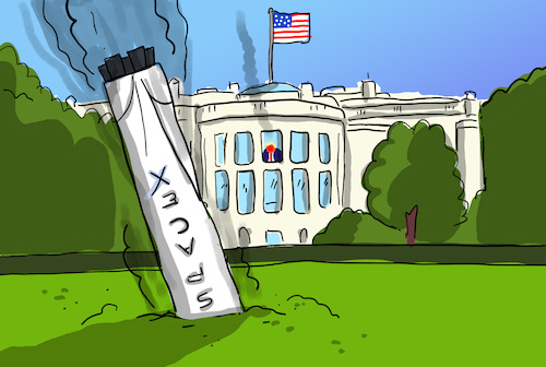 Cartoon: Trump und Musk (medium) by leopold maurer tagged musk,trump,beautiful,bill,partei,gruenden,usa,rivalry,space,milliardaer,leopold,maurer,cartoon,karikatur,musk,trump,beautiful,bill,partei,gruenden,usa,rivalry,space,milliardaer,leopold,maurer,cartoon,karikatur