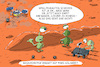 Cartoon: insight auf mars (small) by leopold maurer tagged insight,nasa,mars,landung,roboter,sonde,bohrer,maulwurf,loch,marsmensch,rover