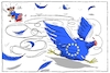 Cartoon: kopflose eu (small) by leopold maurer tagged deutschland,regierungslos,entscheidungsunfähig,europa,eu