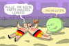Cartoon: party auf mallorca (small) by leopold maurer tagged mallorca,party,corona,covid,pandemie,virus