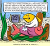 Cartoon: pränataldiagnostik (small) by leopold maurer tagged pränataldiagnostik,schwangerschaft,geburt,ultraschall,fisch