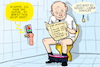 Cartoon: Trump telefoniert mit Putin (small) by leopold maurer tagged putin,trump,usa,russland,ukraine,krieg,verhandlung,nato,eu,frieden,imperialismus,autokratie,präsident,klo,leopold,maurer,karikatur,cartoon