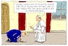 Cartoon: trump und papst (small) by leopold maurer tagged trump usa besuch papst vatikan präsident beichte klimaerwärmung russland affäre