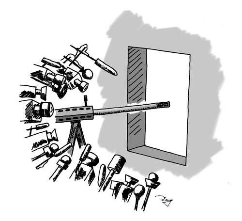 Cartoon: sniper (medium) by TTT tagged tang,sniper