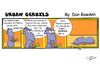 Cartoon: URBAN GERBILS. Cupcakes (small) by Danno tagged urban,gerbils,cartoon,strip,comic,funny,published,weekly,newspaper,humor,cupcakes