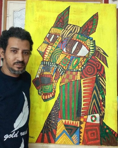 Cartoon: Cheval (medium) by omar seddek mostafa tagged cheval