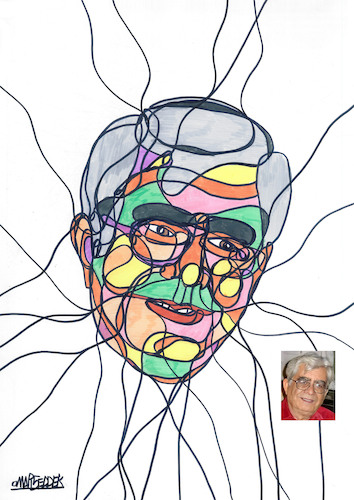 Cartoon: face (medium) by omar seddek mostafa tagged face