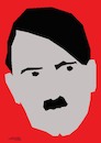 Cartoon: Hitler (small) by omar seddek mostafa tagged hitler
