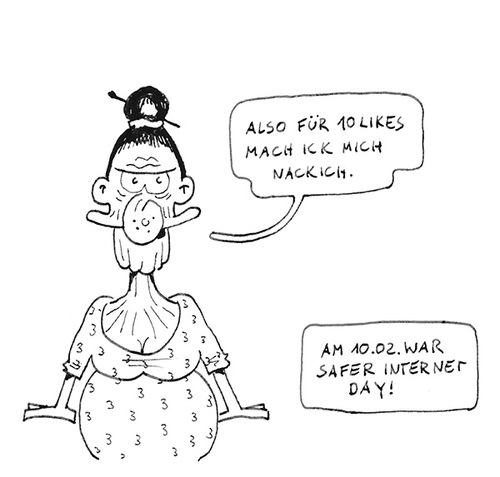 Cartoon: Safer Internet Day (medium) by cosmo9 tagged internet,safe