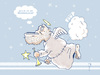 Cartoon: olle Männer 50 (small) by cosmo9 tagged weihnachten,engel,besinnlichkeit
