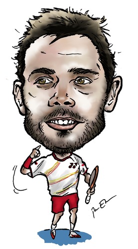 Cartoon: Stanislas Wawrinka (medium) by Perics tagged serve,melbourne,wimbledon,tennis,switzerland,champions,open,australian,caricature,wawrinka,stanislas,volley