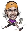 Cartoon: Rafael Nadal (small) by Perics tagged rafael,nadal,tennis,caricature,atp,tour