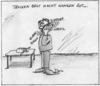 Cartoon: Trocken Brot (small) by timfuzius tagged backwaren,brot,sprichwort,gesundheit