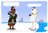 Cartoon: Braunbär vs. Eisbär (small) by Grikewilli tagged bär,eisbär,braunbär,nordpol,aktis,antaktis,winter,winterschlaf