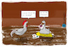 Cartoon: Ostereiproduktion (small) by Grikewilli tagged ostern ostereier eier huhn nest mandala bemalen feiertage kunst tiere hahn henne osterhase