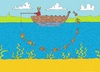 Cartoon: Fish Games 2 (small) by Kerina Strevens tagged fish fishing fun nature games boat water swim