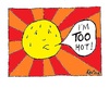 Cartoon: Sunshine (small) by Kerina Strevens tagged hot,summer,sun,shine,fun,warm,weather