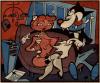 Cartoon: Cocktail Time (small) by Milton tagged stereo,wolf,cocktail,man,woman,seduction,penthouse,1950s