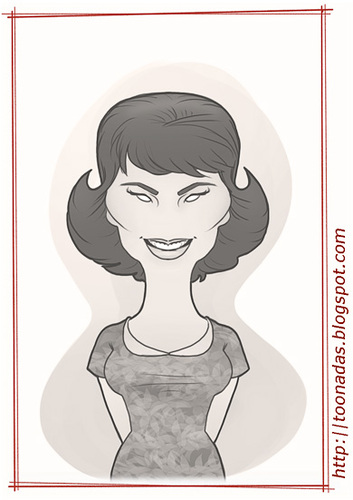 Cartoon: Sophia Loren (medium) by Freelah tagged sophia,loren