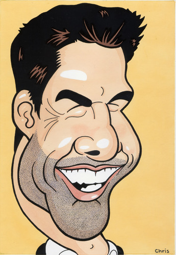 Cartoon: Tom Cruise (medium) by Ca11an tagged tom,cruise,caricatures