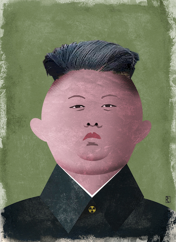 Cartoon: Kim Jong Un (medium) by Jan Rieckhoff tagged kim,jong,un,machthaber,diktator,nord,korea,unterdrücker,despot,tyrann,politiker,macht,portrait,karikatur,illustration,jan,rieckhoff,kim,jong,un,machthaber,diktator,nord,korea,unterdrücker,despot,tyrann,politiker,macht,portrait,karikatur,illustration,jan,rieckhoff