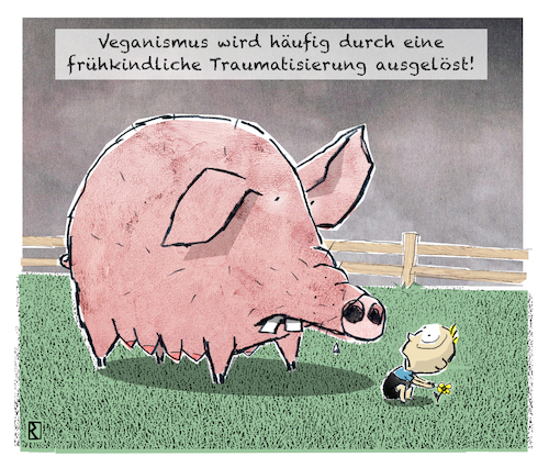 Schwein quer