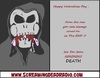Cartoon: Loving Death (small) by Mewanta tagged valentines hate death grim reaper twisted humor