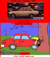 Cartoon: TOYota (small) by Mewanta tagged toytota,cars,recalls